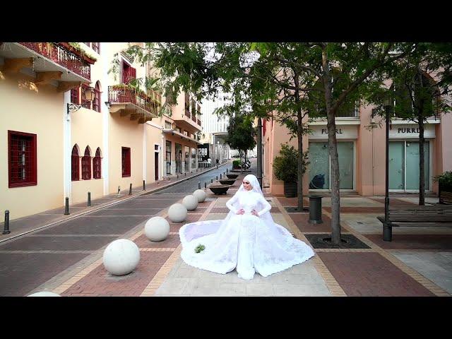 WATCH: Wedding photo shoot captures Beirut explosion