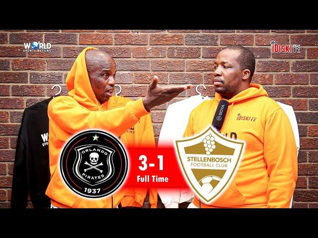 Referees Are Killing The Game | Orlando Pirates 3-1 Stellenbosch | Junior Khanye