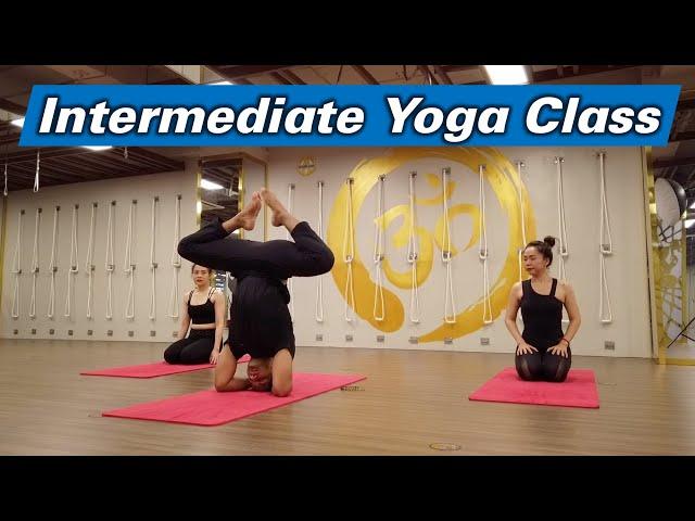 Full 1 Hour Intermediate Yoga Class Based On Vinyasa Flow | Intermediate Yoga Class | Yograja