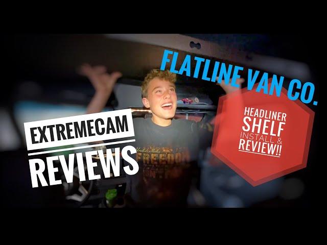 Sprinter Headliner Shelf Review!  Flatline Van Co