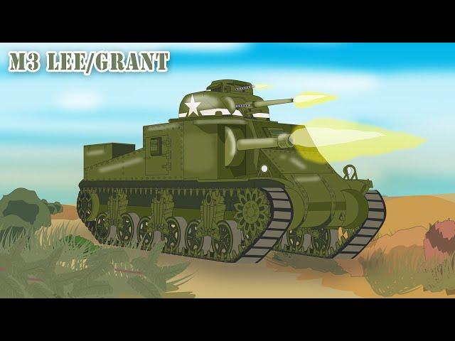 The U.S. M3 Lee/Grant Tank: the Twin Gunned General!