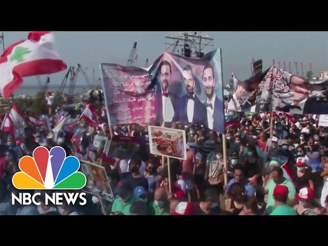 Protests in Beirut One Year After Devastating Port Explosion