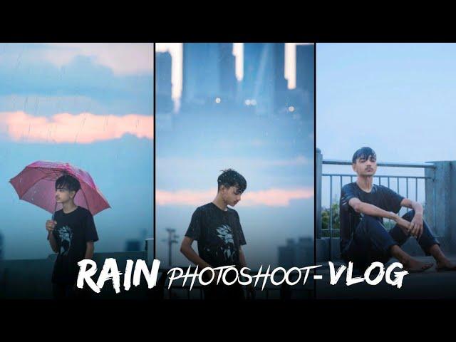 Rain Photoshoot Vlog || After Rain Photography Ideas