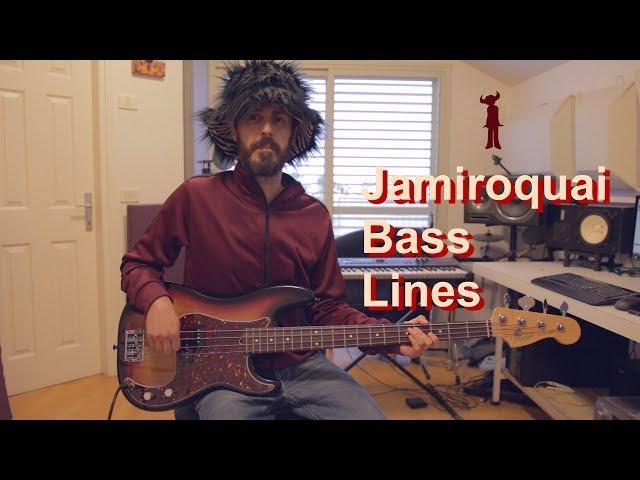 Jamiroquai - 6 Classic Bass Lines // Bass Cover