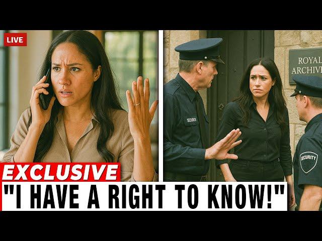 Meghan Markle BANNED from Royal Archives? Staff Say She's Digging for Leverage