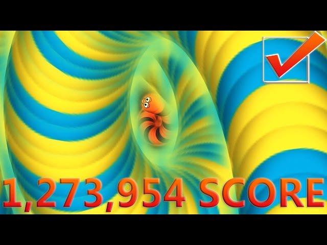 [Wormate.io] 1,273,954 SCORE World Biggest Worm in Wormateio Gameplay!