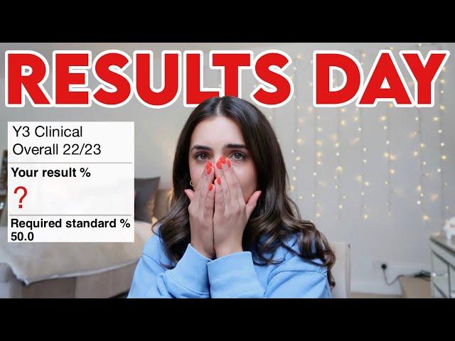 REACTING TO MY MEDICAL SCHOOL RESULTS | did I do enough??