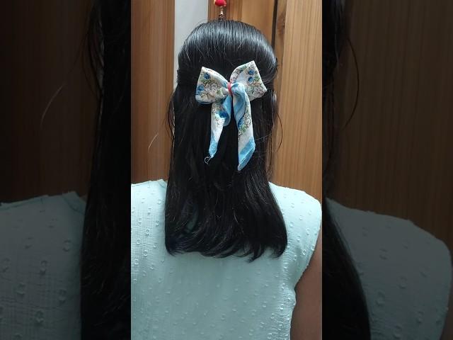 how to make bow with hanky | hanky craft | handkerchief crafting easy