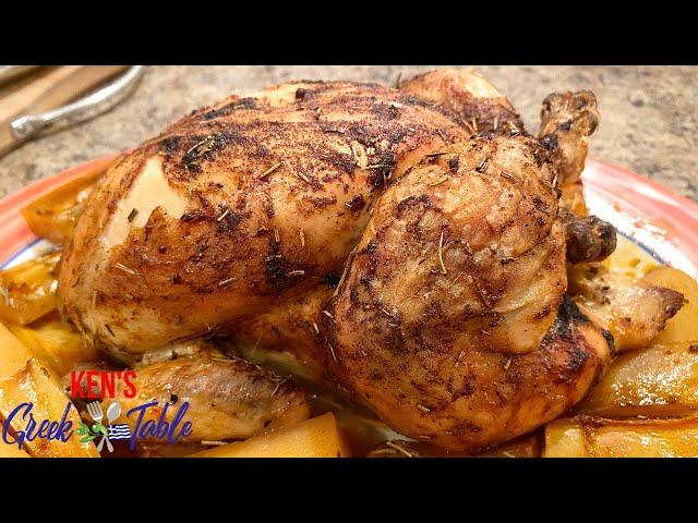 One Pan Roast Chicken And Potatoes | Easy Chicken Recipes | Ken's Greek Table