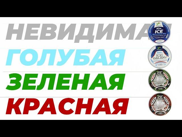 Почему зимние лески цветные? Выбор зимней лески