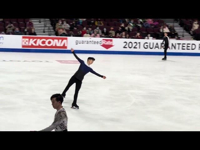 Nathan Chen, "Mozart Medley", GP Skate America 2021, free skate run through, Las Vegas, Oct 23, 2021