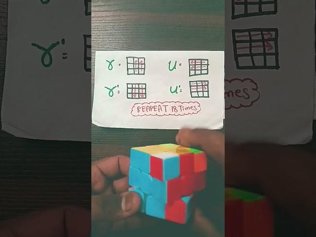 Rubik's cube tricks for non cubers #hasnain #shorts #rubikscube #trending #youtubeshorts #shortsfeed