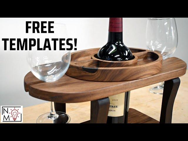 Wine Caddy Woodworking Gift Project | The PERFECT Gift with FREE TEMPLATES!!