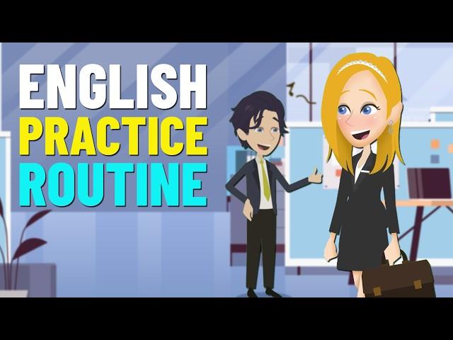 First Day at Work | Improve Listening & Speaking at Workplace Conversation with Shadowing Practice