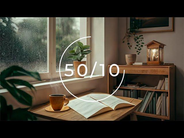 50/10 Pomodoro Timer - Relaxing Lofi, Deep Focus Pomodoro Timer, Study With Me, Stay Motivated