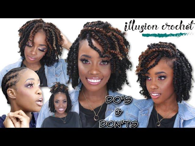 NEW 6" TIANA PASSION TWIST BOB! DO'S & DON'TS OF ILLUSION CROCHET BRAIDS! *DETAILED* | MARY K. BELLA