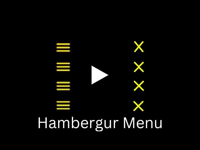 Cool Animated Hamburger Menu Buttons || HTML & CSS || @iqraCS