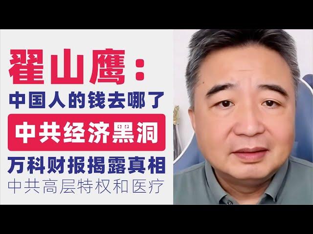 翟山鹰：中国人的钱去哪儿了｜中共经济黑洞｜洞庭湖堤坝、万科财报揭露真相｜中共高层特权和医疗