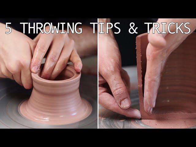 5 Tips & Tricks for Centring and Throwing on the Potter's Wheel