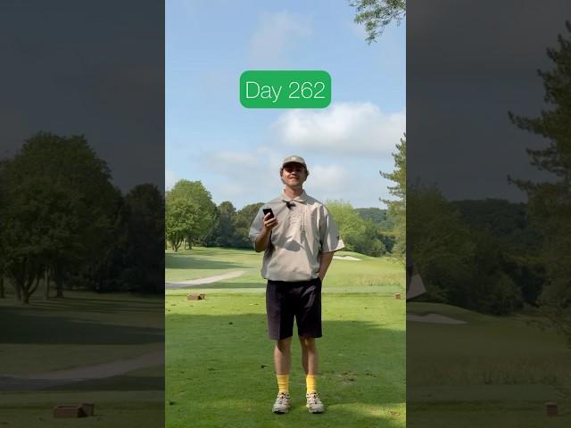 Day 262 of trying to make birdie but a random wheel selector is my caddie #golf #challenge