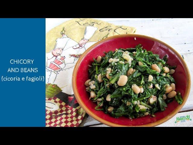 Chicory and Beans (Cicoria e Fagioli) - A Full Meal