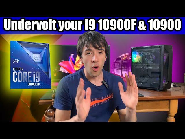 Undervolt your i9 10900 & 10900F for more FPS! (Even on Locked Motherboards) - Tutorial