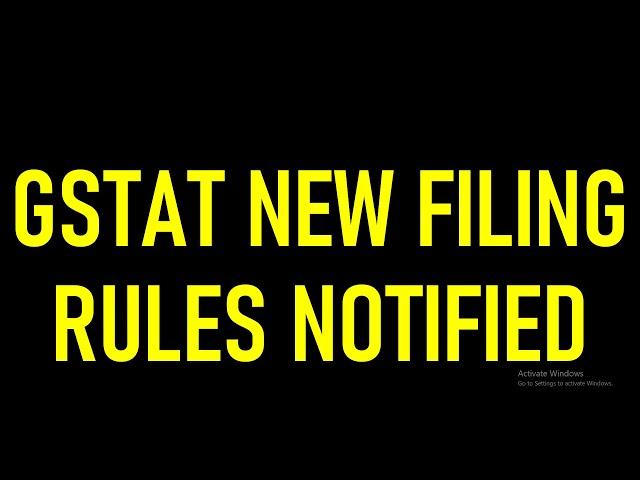GST TRIBUNAL NEW FILING RULES NOTIFIED