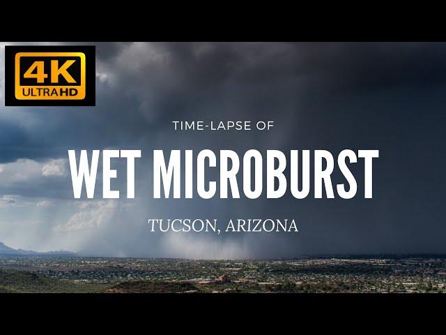 Tucson Wet Microburst - August 9th, 2015 (The Original Footage)