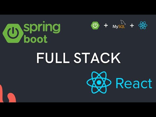 Full Stack web application using Spring Boot and React | REST API |  MySQL | React Hooks