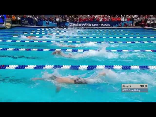 Leon Marchand: 1:28.97 200y Freestyle (Former NCAA & US Open record)