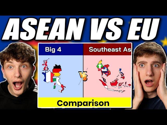 Americans React to ASEAN vs Big 4 European Countries!