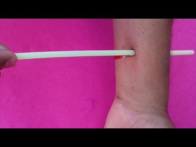 Straws Nail In Hand Cool Magic Tricks Reveal By Magic Trick Guru