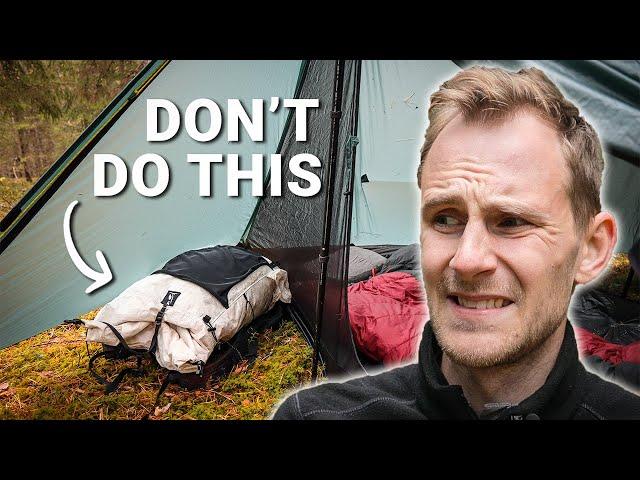 10 Tent Mistakes Every New Backpacker Makes