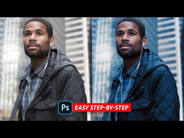 Simple Way To Apply a Cinematic Color Grade in Photoshop!