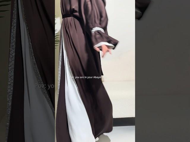 fall in love with this abaya #abaya #hijab #muslimah #modest