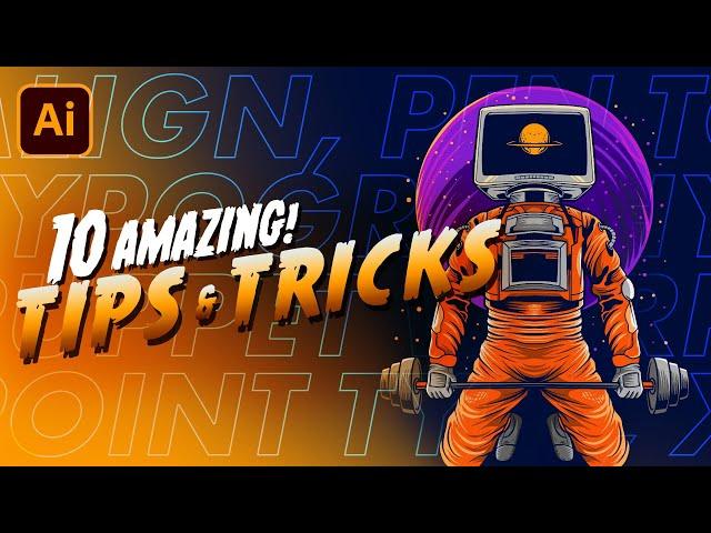 10 AMAZING Adobe Illustrator Tips You Probably Don’t Know! | Illustrator Tutorial