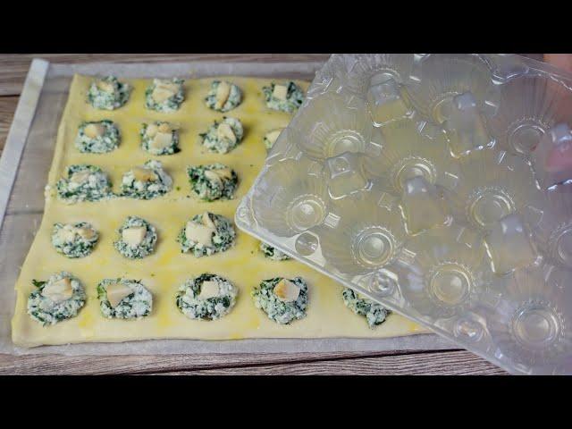 I make 50 a minute! Egg carton appetizer, EASY AND FAST snacks