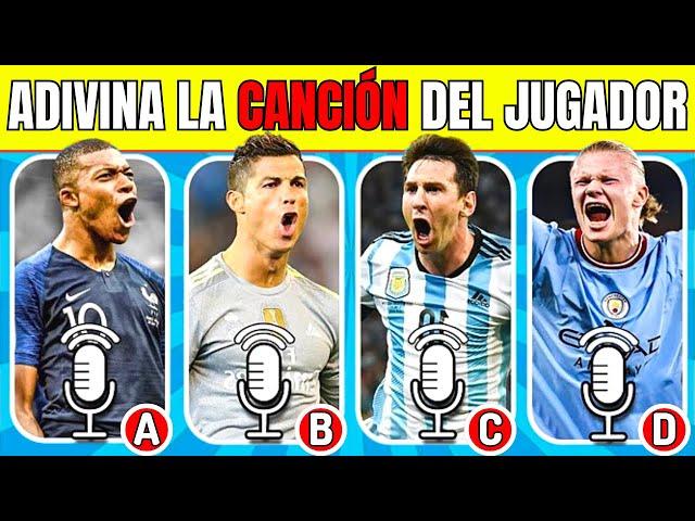 QUIZ de FÚTBOL: ¡ADIVINA el FUTBOLISTA al que pertenece la CANCIÓN! - QUIZBOLISTA Trivia de MÚSICA