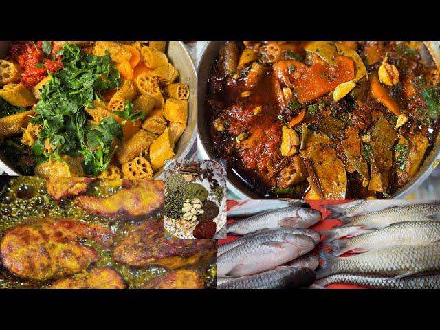 Kashmiri Style Fish Recipe||kashir Gaad ||Most fav️ dish in winters Kashmir@Kashmiri-foodvlogs