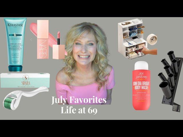 July Favorites || Makeup, Storage, Hair, Podcasts, TV ~ Life at 69