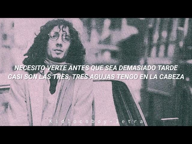 TRES AGUJAS (FITO PAEZ) LETRA