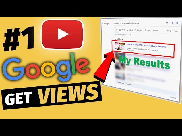 How To RANK YouTube Videos on FIRST Page of GOOGLE 2022  Make YOUR Video appear in Google Search