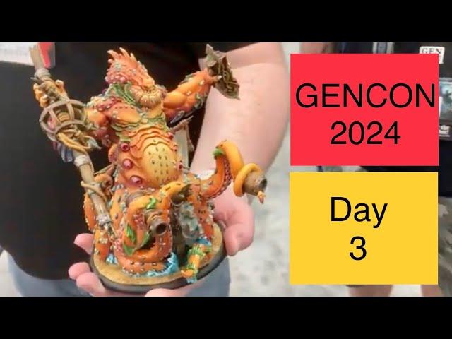 Day 3 - GenCon 2024 (Indianapolis, Indiana) - August 3, 2024 - More Exhibit Hall + Cosplayers Parade