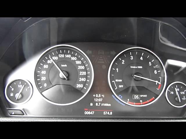 BMW 335i (F30) xDrive: Acceleration 0-150 km/h