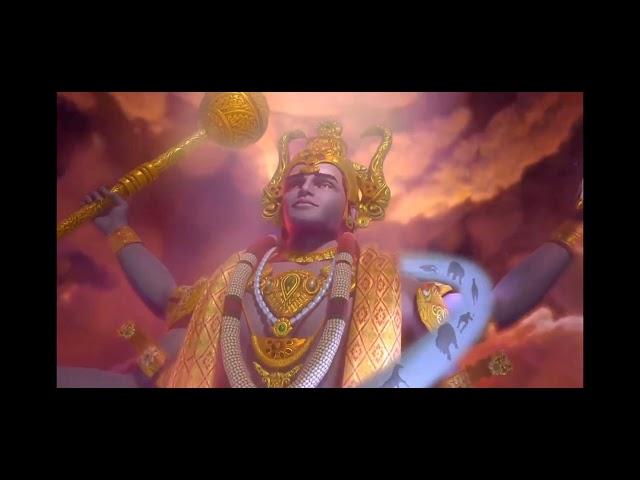 Animation of lord vishnu