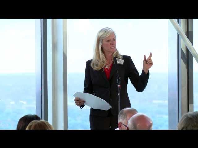 Maggie van't Hoff speaking at Energy Opportunities London 2013 brainstorm event