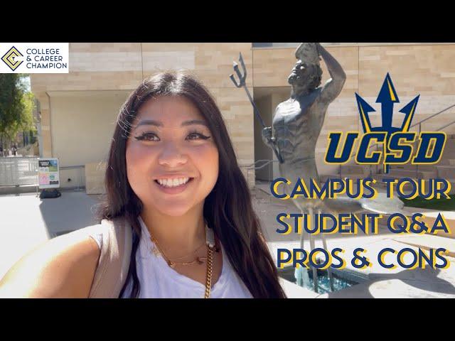 2022 UC San Diego (UCSD) Campus Tour + Student Question & Answer (PROS, CONS, college to choose)