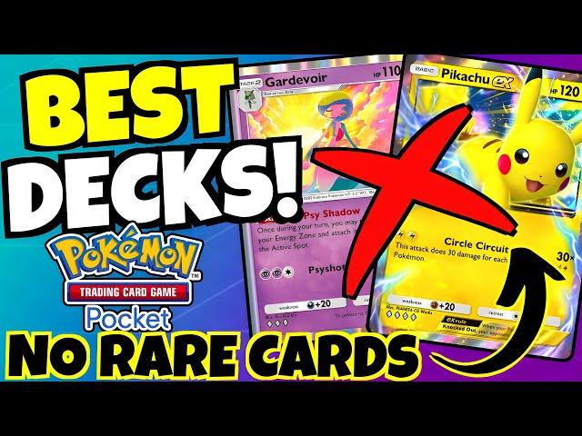 The Best FREE DECKS You Can Build RIGHT NOW!!! [Pokemon TCG Pocket]