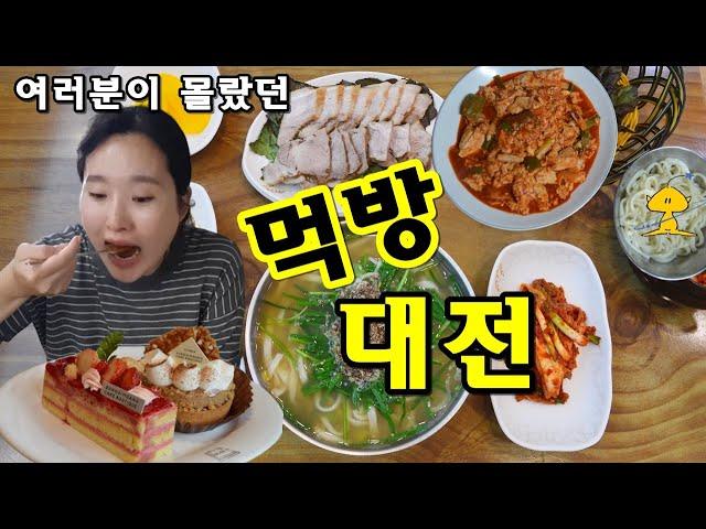 [대전]  나중에 꼭 갑시다! | #대전맛집 따라 먹방 대전 | 두부두루치기 성심당 케이크 칼국수 수육 | 대전빵문의 해 | 당일치기 여행지