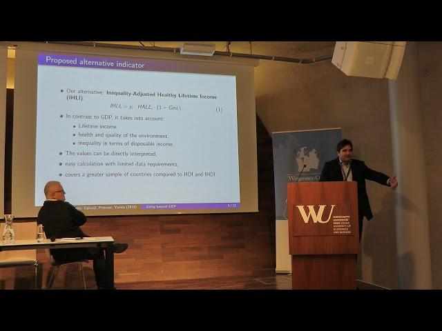 WIC2019: Klaus Prettner - Inequality-adjusted healthy lifetime income: going beyond GDP with a ...